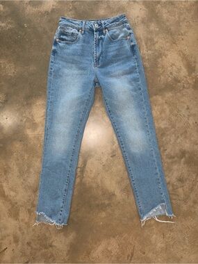 Articles of Society Jones High Rise Slim Ankle Jeans 25
